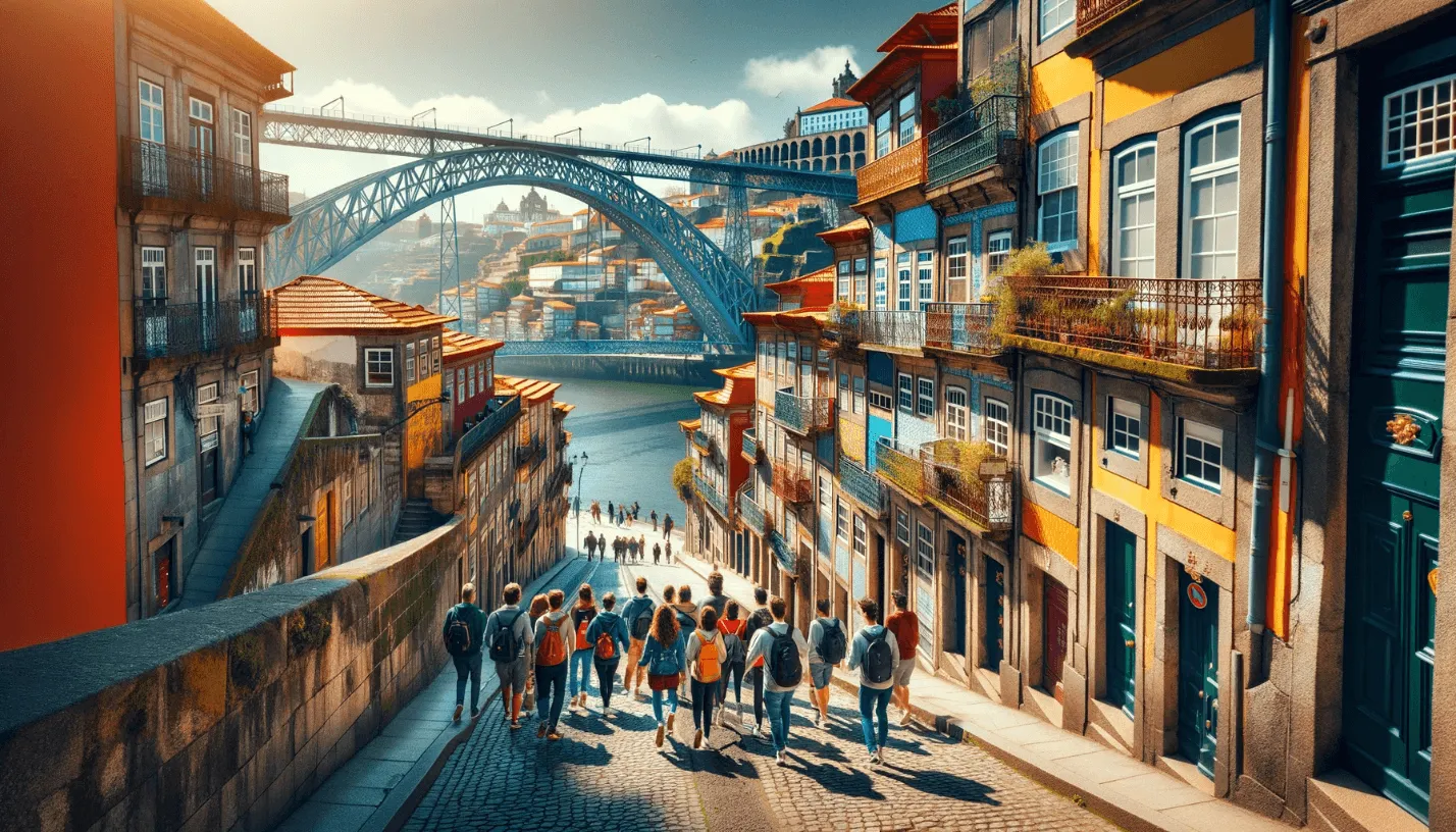 Explora las rutas a pie de Oporto