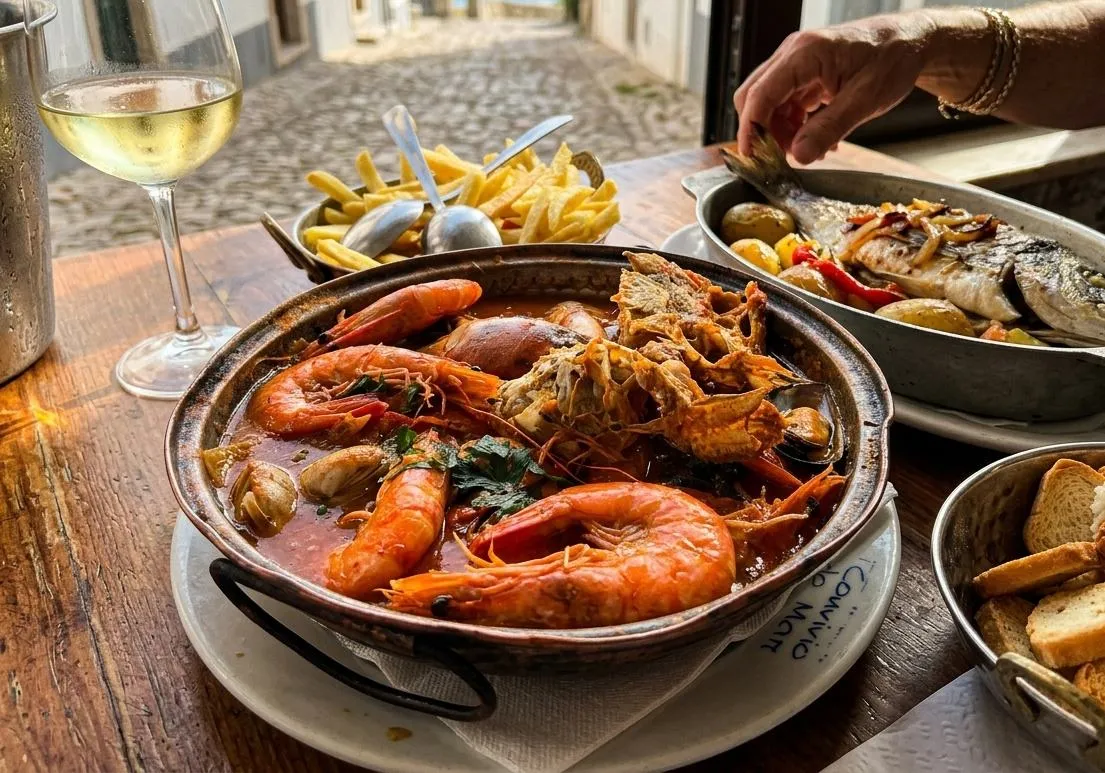 Comida y gastronomía a lo largo de la costa