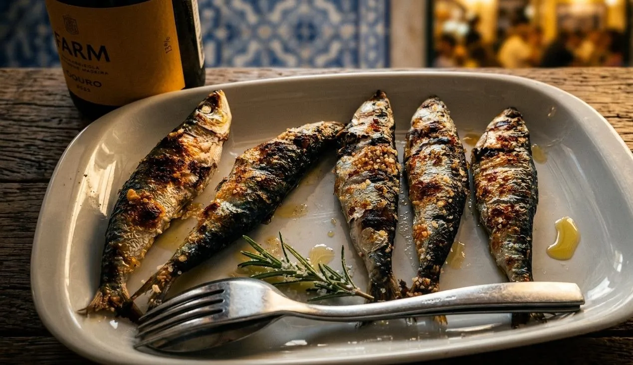 Gegrilde sardines