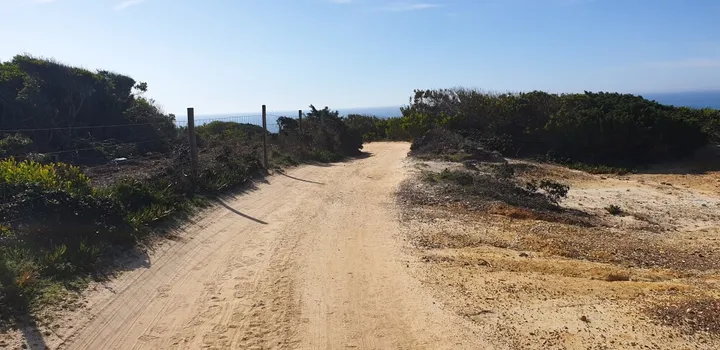 near the cliffs