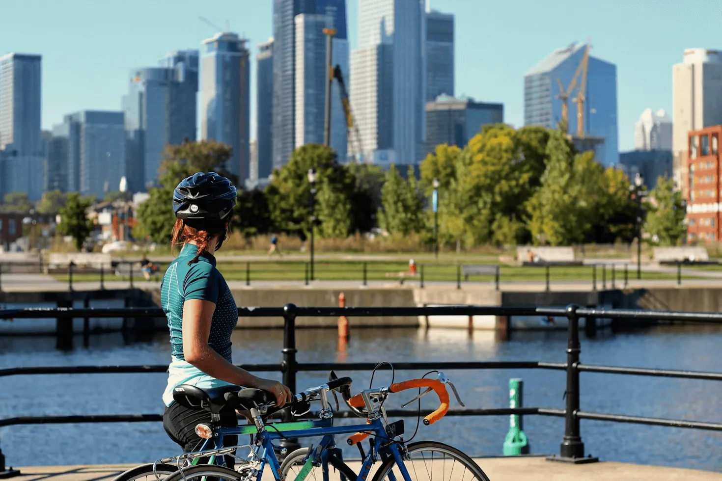Caminar o ir en bici